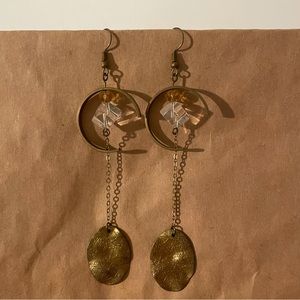 Handmade Brass Designer Stud Earrings